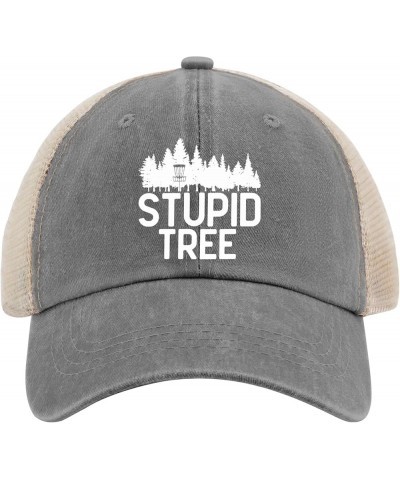 Stupid Tree Hats Women's Hat AllBlack Men's Hats Gifts for Son Hiking Hat Gray02 $10.78 Sun Hats