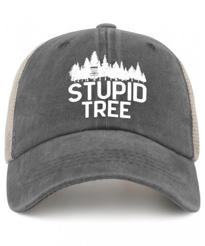 Stupid Tree Hats Women's Hat AllBlack Men's Hats Gifts for Son Hiking Hat Gray02 $10.78 Sun Hats