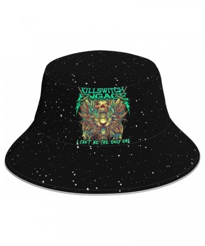 Killswitch Musics Engage Reflective Bucket Hat Unisex Hat Outdoor Hat Style Black $10.80 Bucket Hats