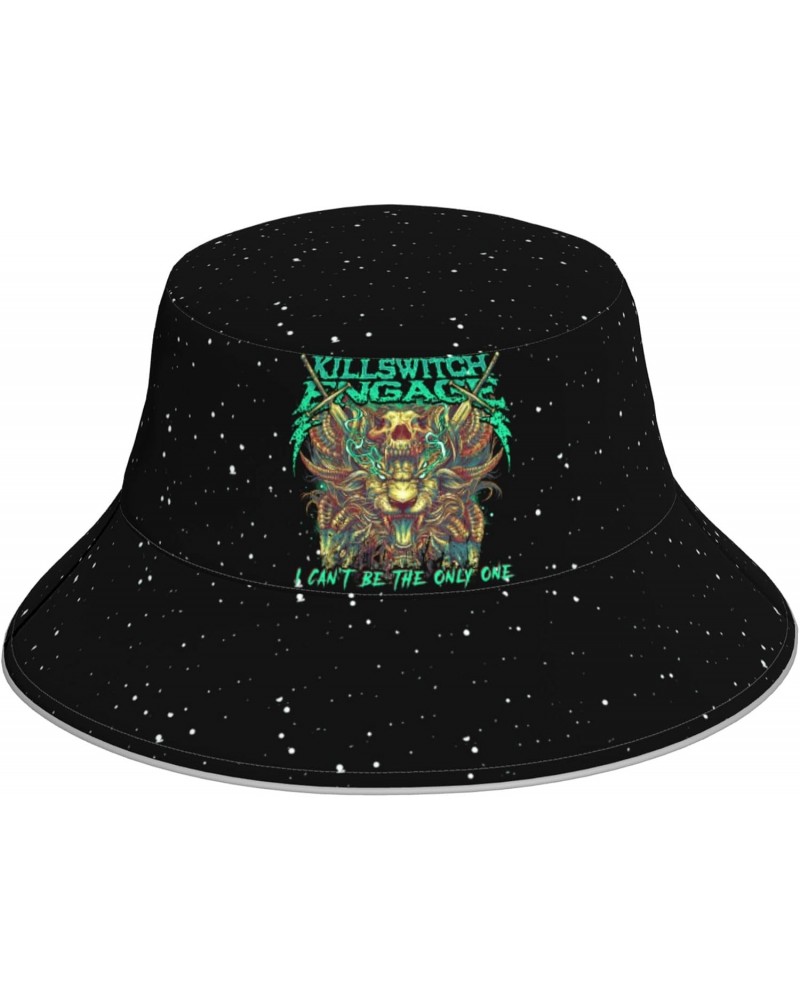 Killswitch Musics Engage Reflective Bucket Hat Unisex Hat Outdoor Hat Style Black $10.80 Bucket Hats