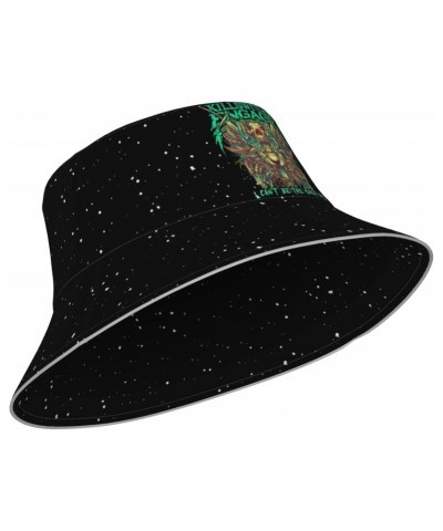 Killswitch Musics Engage Reflective Bucket Hat Unisex Hat Outdoor Hat Style Black $10.80 Bucket Hats