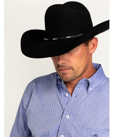 Unisex Casino 3X Felt Cowboy Hat - J37881745 Black $43.67 Cowboy Hats