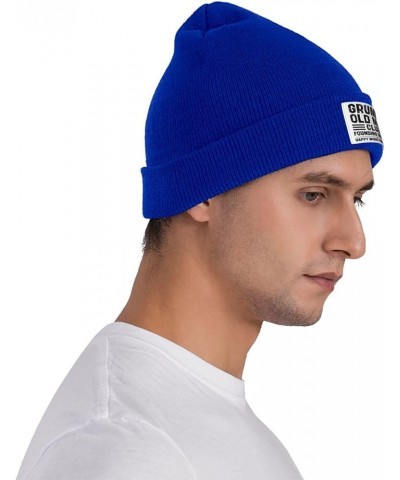 Grumpy Old Man Club Knit Hat Soft Warm Ski Cap Men Women Winter Beanie Hat Blue $10.11 Skullies & Beanies