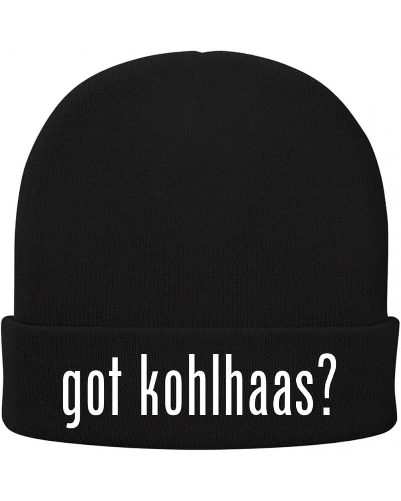 got kohlhaas? - Soft Adult Beanie Cap Black $17.83 Skullies & Beanies