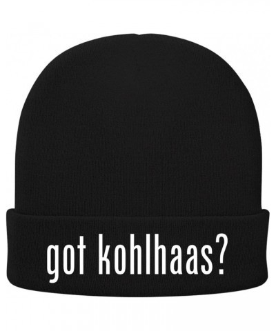 got kohlhaas? - Soft Adult Beanie Cap Black $17.83 Skullies & Beanies