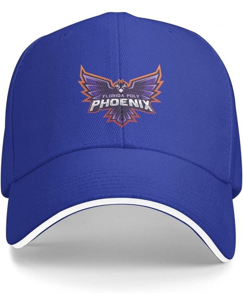 Florida Polytechnic University Logo Sandwich Cap Unisex Classic Baseball Capunisex Adjustable Casquette Dad Hat Blue $12.95 B...