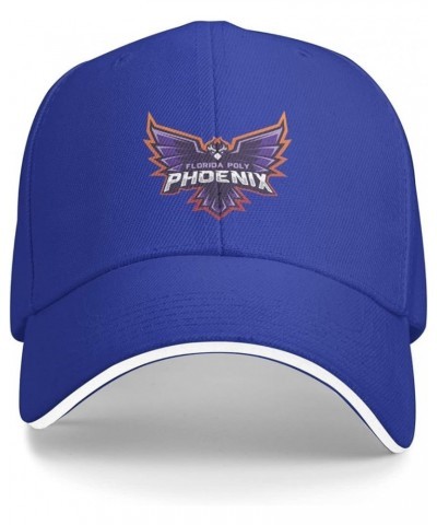 Florida Polytechnic University Logo Sandwich Cap Unisex Classic Baseball Capunisex Adjustable Casquette Dad Hat Blue $12.95 B...