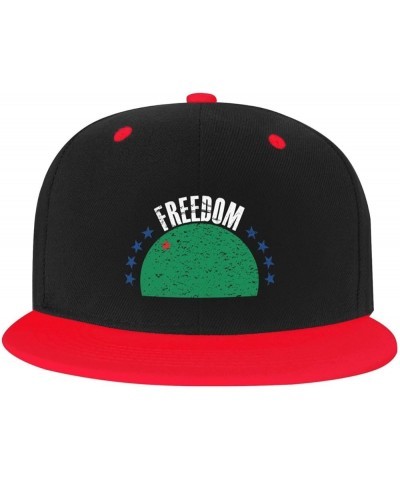 The Benin Flag and Freedom Baseball Cap for Men Women Snapback Hat Adjustable Flat Bill Hats Red $12.85 Baseball Caps