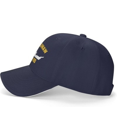 USS Saginaw LST 1188 Flag Cowboy Hats Baseball Caps Vintage Sandwich Cap Children Cap Navy Blue $17.49 Newsboy Caps