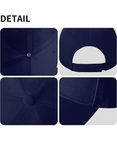 Butterfly Britain Flag Baseball Cap for Men Women Navy Blue $11.75 Baseball Caps