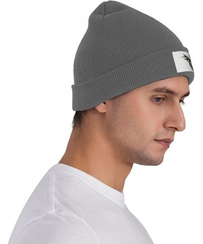 Emory & Henry College Logo Stretch Beanie Knit Hat for Men Women Winter Fall Spring Warm Cap Deep Heather $14.15 Skullies & B...