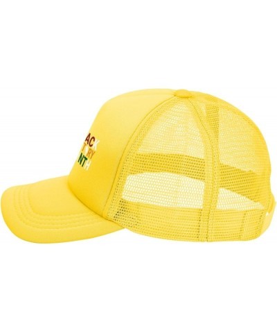 Black History Month African American Baseball Cap Casual Man Woman Baseball Caps Adjusting Solid Color Mesh Golf Hat Yellow $...