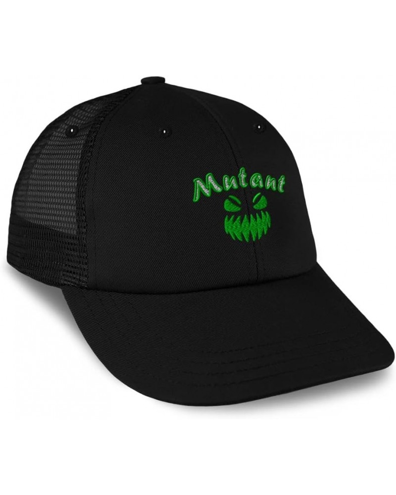 Custom Trucker Hat Baseball Cap Mutant Mythical Creatures Creature Cotton Fairy Dad Hats for Men & Women Black Design Only $1...