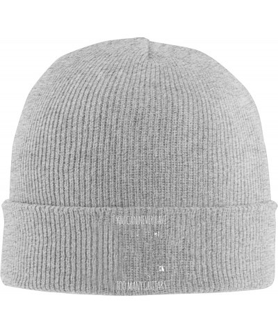 You Can Never Have Too Many Guitars Outdoor Unisex Beanie Warm Thick Knitted Hat Soft Elastic Skull Hat Gray $16.33 Skullies ...