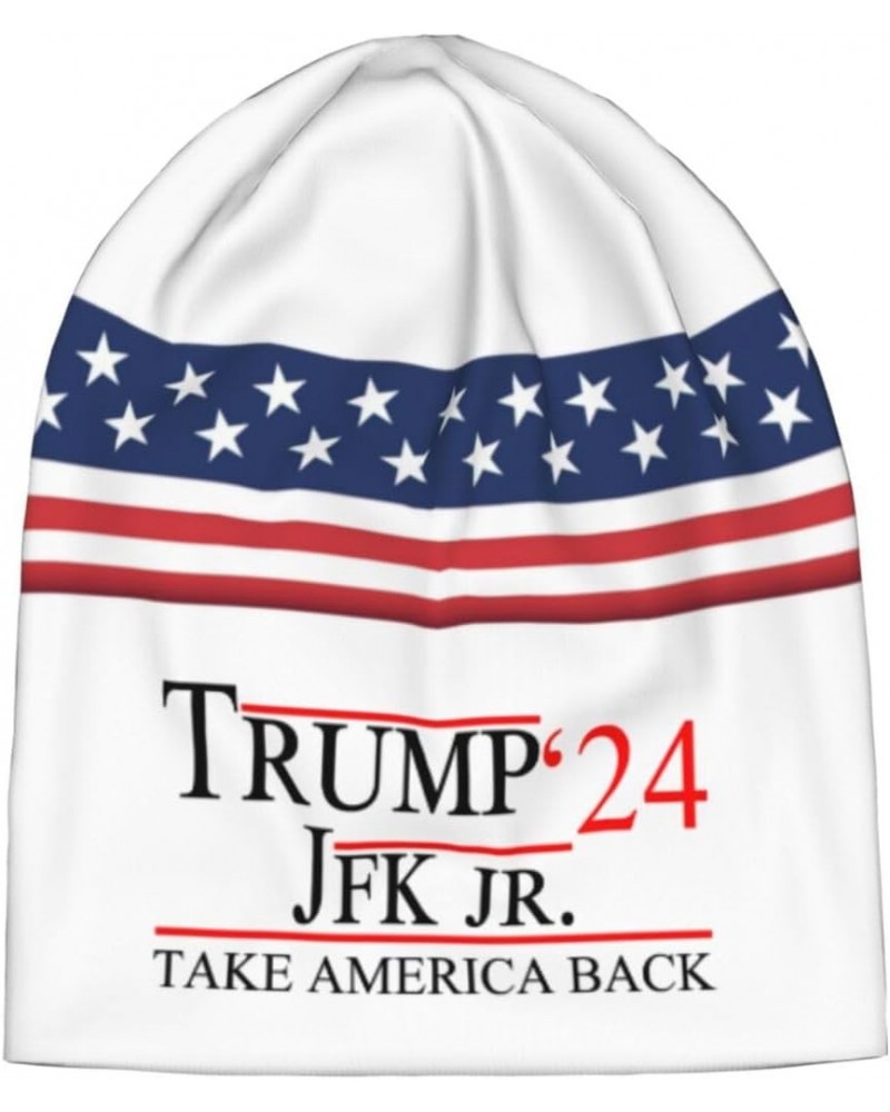 Trump-JFK-Jr-2024 Gifts for Women Men Knit Beanie Hat for Women Winter Soft Warm Knitted Skull Beanies Cap Hedging Hat Black ...