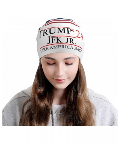 Trump-JFK-Jr-2024 Gifts for Women Men Knit Beanie Hat for Women Winter Soft Warm Knitted Skull Beanies Cap Hedging Hat Black ...