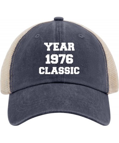 Year 1976 Classic Caps Mama Hat AllBlack Mens Sun Hat Gifts for Dad Cool Hats Purplish Blue04 $9.90 Sun Hats