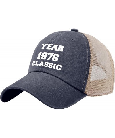 Year 1976 Classic Caps Mama Hat AllBlack Mens Sun Hat Gifts for Dad Cool Hats Purplish Blue04 $9.90 Sun Hats