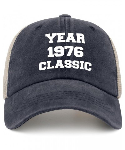 Year 1976 Classic Caps Mama Hat AllBlack Mens Sun Hat Gifts for Dad Cool Hats Purplish Blue04 $9.90 Sun Hats