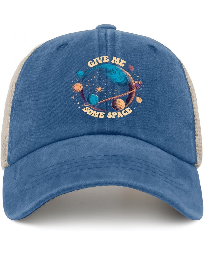 Give Me Some Space Golf hat dad Hats AllBlack Womens Baseball caps Gifts for Men Running Caps Lake Blue $10.70 Cowboy Hats