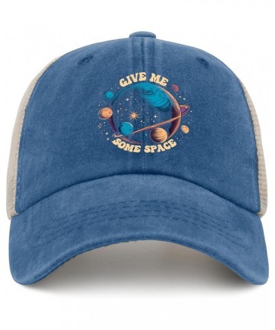 Give Me Some Space Golf hat dad Hats AllBlack Womens Baseball caps Gifts for Men Running Caps Lake Blue $10.70 Cowboy Hats