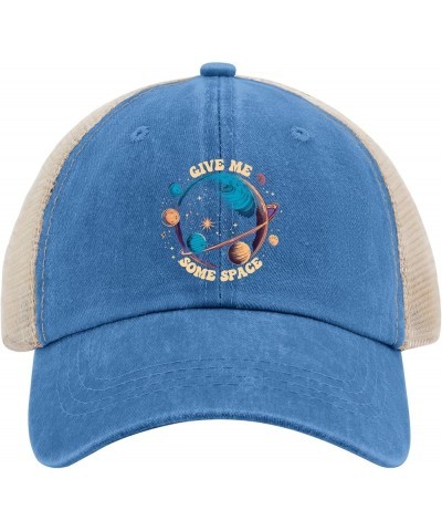 Give Me Some Space Golf hat dad Hats AllBlack Womens Baseball caps Gifts for Men Running Caps Lake Blue $10.70 Cowboy Hats