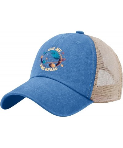 Give Me Some Space Golf hat dad Hats AllBlack Womens Baseball caps Gifts for Men Running Caps Lake Blue $10.70 Cowboy Hats