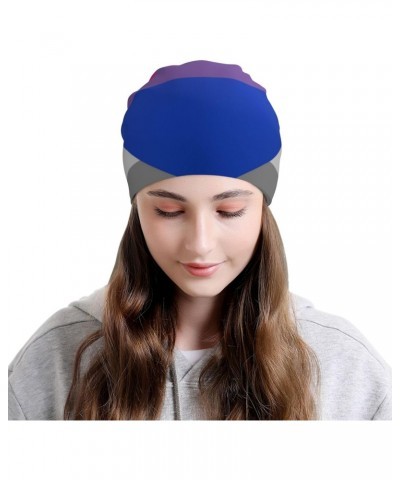 Demiboy Bisexual Pride Flag Experience Cozy Luxury: Milk Silk Knit Beanie - Your Must-Have Outdoor Accessory! Black $13.62 Sk...