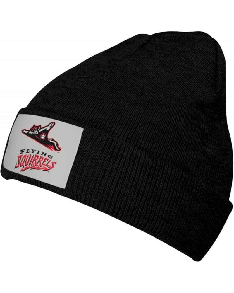 R-Ichmond Flying S-Quirrels Stretch Beanie Knit Hat for Men Women Winter Fall Spring Warm Cap Black $11.51 Skullies & Beanies