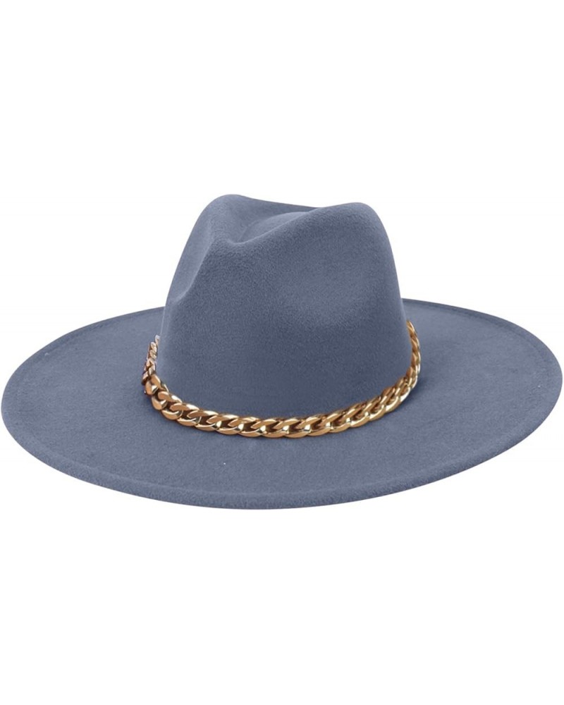 Fashionable Fedora Fedoras Men Wide for Women Dress Hat Women's and Hats Baseball Caps Casual Cap Navy 4 $9.67 Fedoras