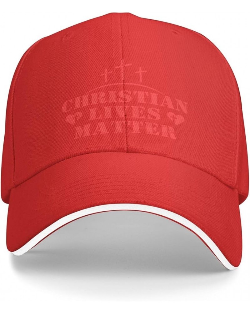 Christian Lives Matter Hat Easter Three Days Jesus Cross Christ 2024 Hat Men Women Trucker Hat Baseball Cap Red $9.67 Basebal...