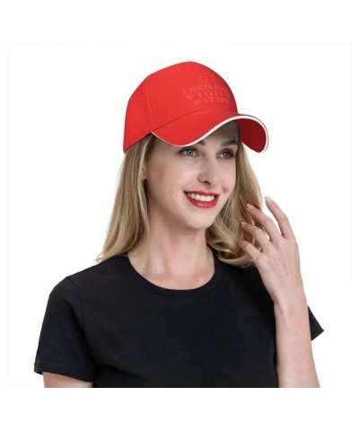 Christian Lives Matter Hat Easter Three Days Jesus Cross Christ 2024 Hat Men Women Trucker Hat Baseball Cap Red $9.67 Basebal...