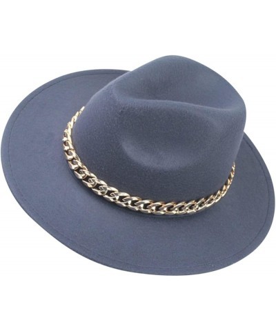 Fashionable Fedora Fedoras Men Wide for Women Dress Hat Women's and Hats Baseball Caps Casual Cap Navy 4 $9.67 Fedoras