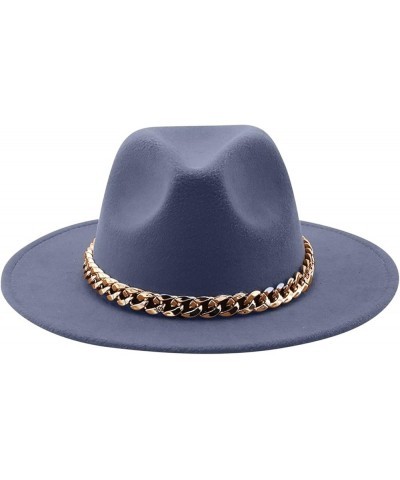 Fashionable Fedora Fedoras Men Wide for Women Dress Hat Women's and Hats Baseball Caps Casual Cap Navy 4 $9.67 Fedoras