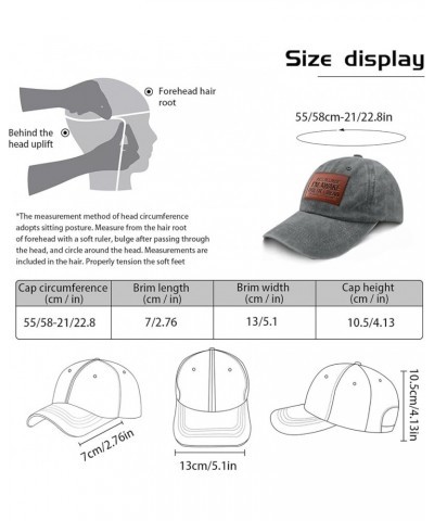 Just Because I'm Awake Hats Trendy Hiking Hats Gifts for Grandpa Who Like Engraved,Baseball Hat Suitable for Light Grey $13.6...