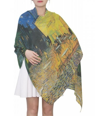 Women's Scarf Van Gogh Street Starry Sky Shawls and Wraps Winter Warm Long Large Scarves $10.74 Scarves