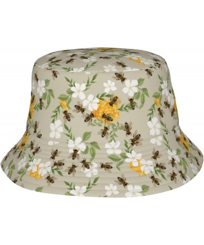 Cute Animal Flower Bucket Hat Summer Beach Sun Hat Packable Fisherman Cap Travel Hat for Women Men Animal-4 $10.68 Bucket Hats