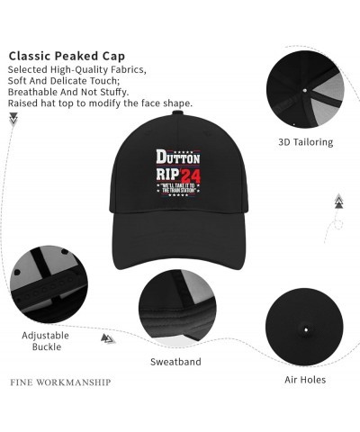 Baseball Hat Funny Hat for Men Hats Trendy Sun Hat Allblack $11.39 Visors