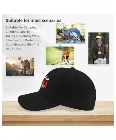 Baseball Hat Funny Hat for Men Hats Trendy Sun Hat Allblack $11.39 Visors