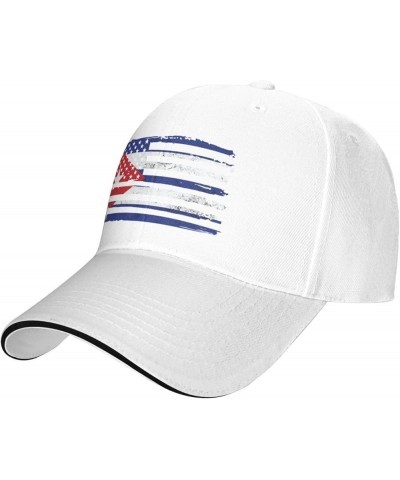 Cuba Flag Cuban Baseball Cap White $9.02 Baseball Caps