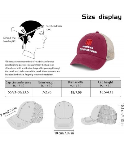 Warning Grumpys Old Bastards Trucker hat River hat AllBlack Womens hat Gifts for Daughter Beach Hats Rose Red02 $12.31 Cowboy...