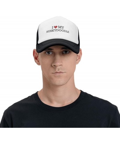 Funnybaseball Cap I Love My Huskydoodle Trucker Hats Dad Baseball Cap Medium Colour $16.50 Baseball Caps