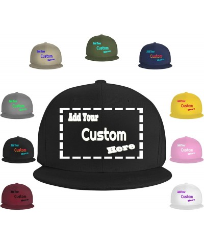 Customized Hat Your Design Here,Personalized Hat,Custom Caps Design Your Own Classic Mens Womens Trucker Hat Custom-2 $8.58 B...