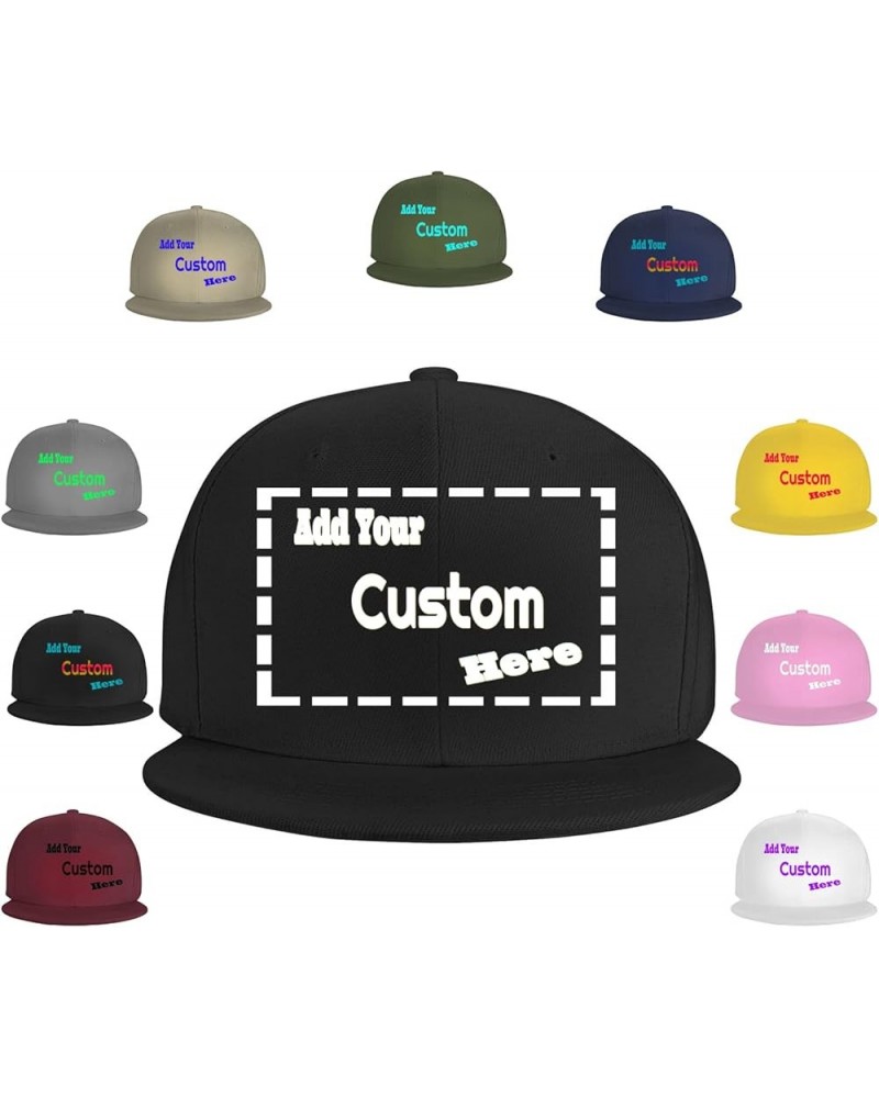 Customized Hat Your Design Here,Personalized Hat,Custom Caps Design Your Own Classic Mens Womens Trucker Hat Custom-2 $8.58 B...