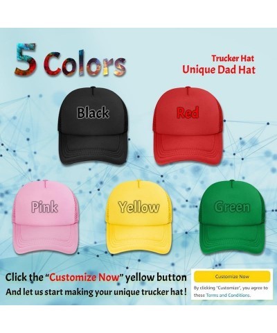 Custom Baseball Cap Bulk Custom Trucker Hats for Men Women,Design Your Own Baseball Hat 3-pink $7.63 Sun Hats