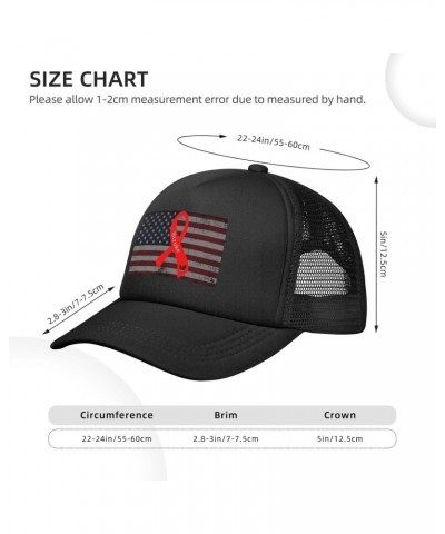 Stroke Awareness Ribbon Baseball Cap Adjustable Casual Mesh Hats Duck Tongue Hat for Men Women18 Black $8.78 Baseball Caps