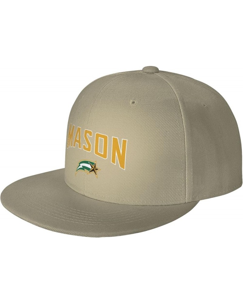 George Mason Patriots Hats for Men Flat Bill Fitted Caps Hiphop Rap Adjustable Baseball Trucker Dad Hat Natural $9.83 Basebal...