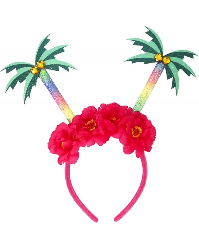 Hair Hoop Headwear For Party Headband Party Cactus Flamingo Theme Gathering Headwear For Women D $5.23 Headbands