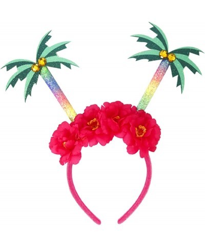 Hair Hoop Headwear For Party Headband Party Cactus Flamingo Theme Gathering Headwear For Women D $5.23 Headbands