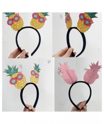 Hair Hoop Headwear For Party Headband Party Cactus Flamingo Theme Gathering Headwear For Women D $5.23 Headbands